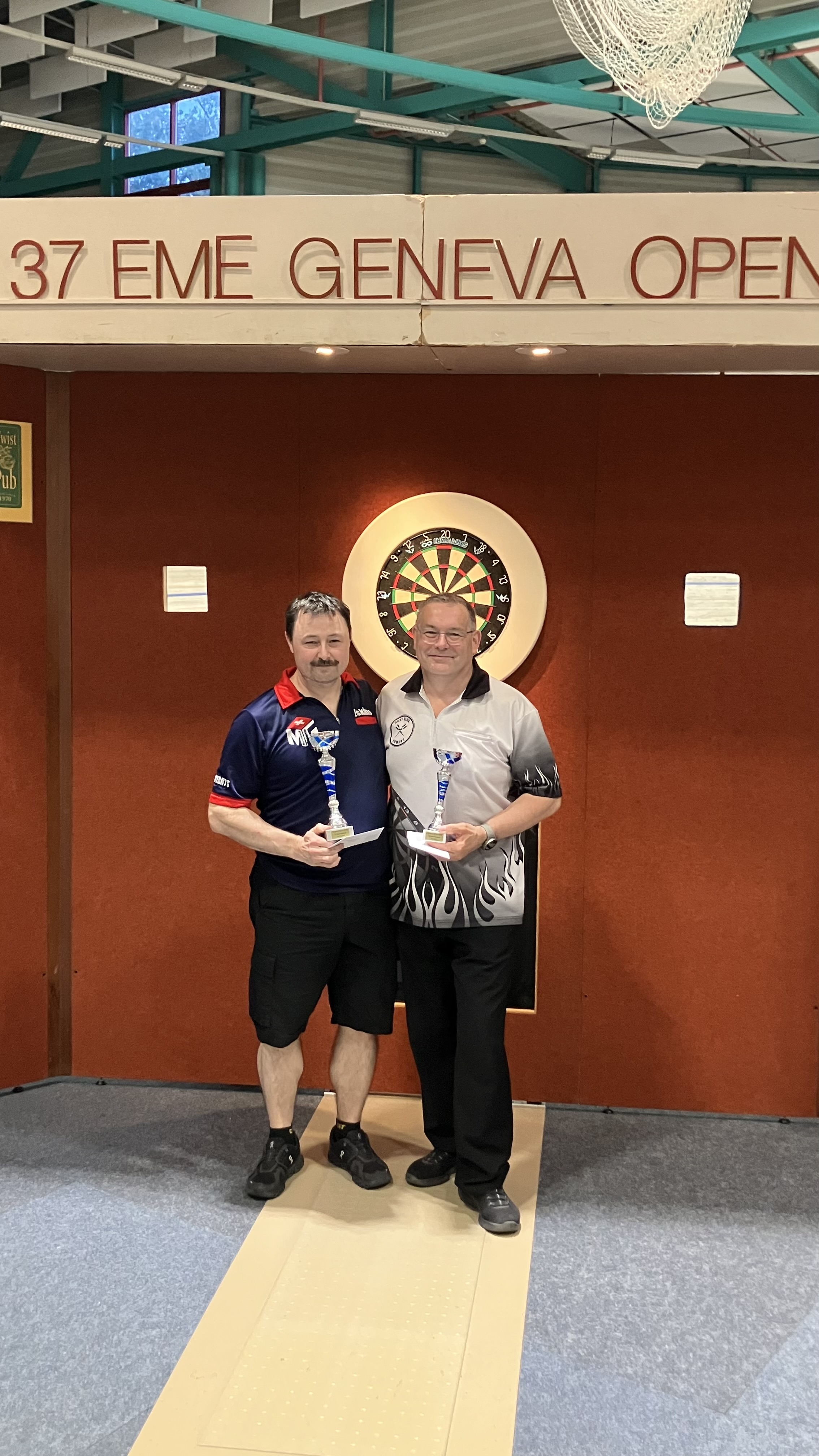 Geneva Open 2026 - Open Einzel: Martin Gugger (Sieger) und Pascal Barbezat (Finalist)